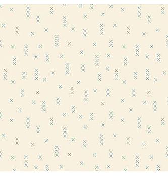 Patchwork tkanina Sewing bird Buttercream Cross Stitch | 110cm