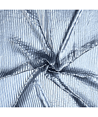 Ltex Šifon Plisé lamé | srebrna | 100%PL 70914.070