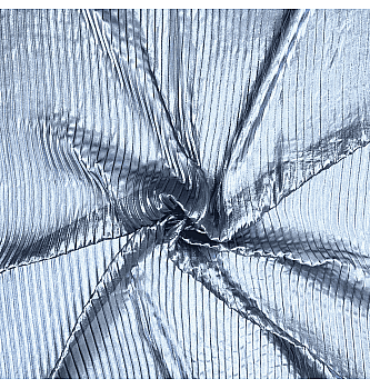 Šifon Plisé lamé | srebrna | 100%PL