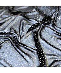 Ltex Šifon Sjajne točkice  | crna | 100%PL 70987.069