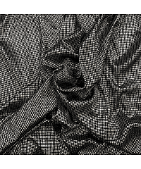 Ltex Mrežica Lamé kockice | crna/srebrna | 100%PL 70901.070