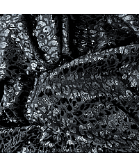 Ltex Mrežica Pliš leopard | crna/srebrna | 68%PL / 24%PA / 8% EL 80179.069