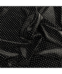 Ltex Pliš Svjetlucave točkice | crna/srebrna | 90%PL / 10% EL 80365.069