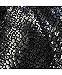 Ltex Pliš Sjajni krokodil | crna | 92%PL / 8% EL 80354.069