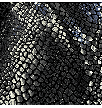 Pliš Sjajni krokodil | crna | 92%PL / 8% EL