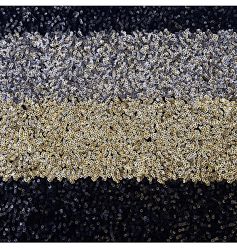 Mrežica Sjajne pruge | crna/srebrna/zlatna | 93%PL / 7% EL