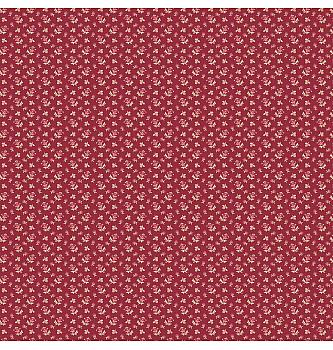 Patchwork tkanina Wildflower Crimson Scatter Garden| 110cm