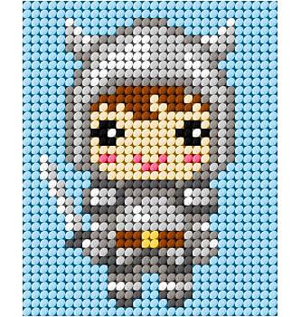 Goblen set Vitez | 17x20,5 cm