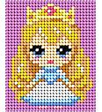 Goblen set Princeza | 17x20,5cm