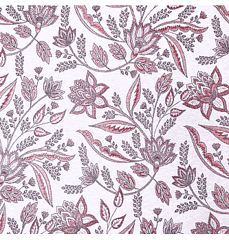 Jacquard Lureks cvijeće | roza | 60%PL / 38%CO / 2%LRX