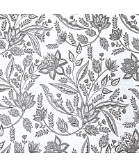 CD Jacquard Lureks Cvijeće | siva | 60%PL / 38%CO / 2%LRX 24838