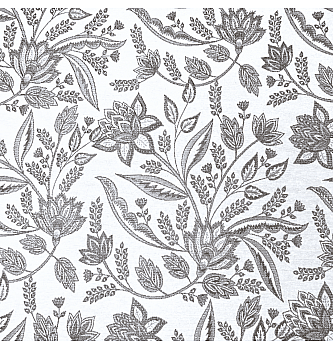 Jacquard Lureks Cvijeće | siva | 60%PL / 38%CO / 2%LRX