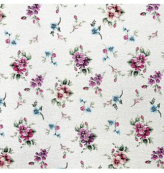 Jacquard Šareno cvijeće | natur | 75%PL / 25%CO