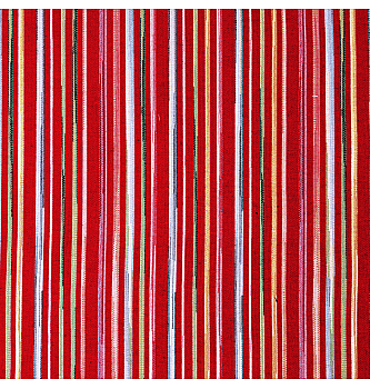 Jacquard Šarene crte | crvena | 75%PL / 25%CO