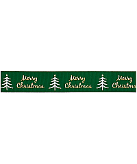 CSE Rips traka Merry Christmas | zelena | 25mm 054492.025.0050