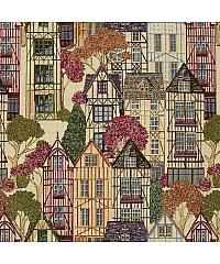 Nooteboom Jacquard Nizozemske kuće | bež | 50%PL / 50%CO 00113.052