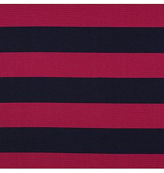 Deko pamuk Crte | tamnoplava/magenta | 100%CO