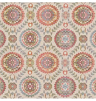Jacquard Etno rozete | prirodna | 55%PL / 45%CO