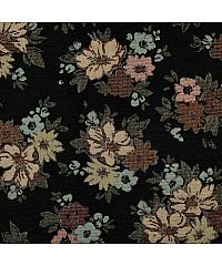 Verhees Jacquard chenille Buketi cvijeća | lureks | crna | 92%PL / 8%CO 03822.001
