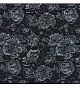 Jeans jacquard Ruže | plava | 75%CO / 25%PL