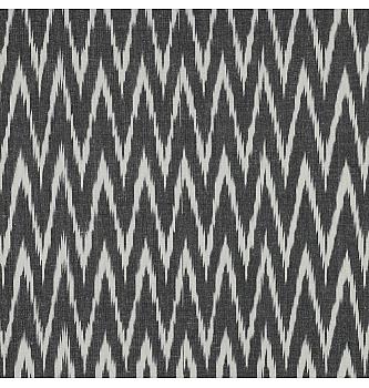 Pamučna tkanina Ikat | chevron | tamnosiva | 100%CO