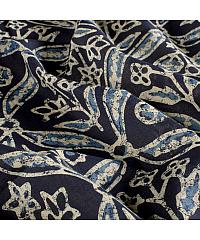 Nooteboom Batist batik Geometrijska botanika | indigo | 100%CO 26303.006