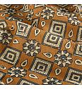 Batist batik Etno ornament | oker | 100%CO