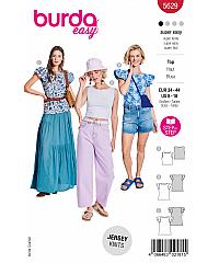 BURDA Kroj Top od jerseya 5629