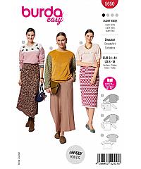 BURDA Kroj Ženski pulover sa neobičnim detaljima 5650