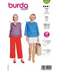 BURDA Kroj Bluza sa polo kopčanjem 5655