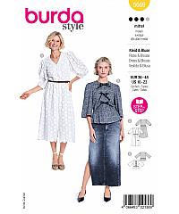 BURDA Kroj Haljina i bluza romantičnog stila 5669