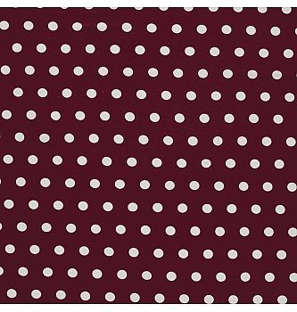 Viskozni jersey Točke | bordo | 95%VI / 5%EL
