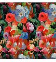 Viskozna tkanina Slikarska flora | digitalni tisak | multicolor | 100%VI