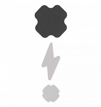 Fabpatch zakrpa Reflecive | crna/siva