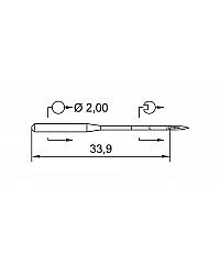 SCHMETZ Industrijske igle SCHMETZ | 134 (R) SERV 7 | 110 | 10 kom 726594