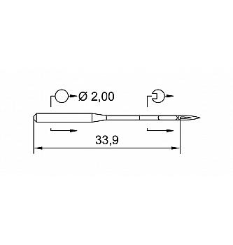 Industrijske igle SCHMETZ | 134 (R) SERV 7 | 110 | 10 kom