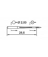 SCHMETZ Industrijske igle SCHMETZ | B27 SES | 80 | 10 kom 703004