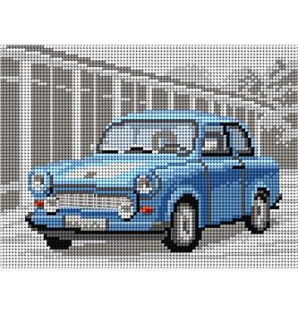 Goblen Auto Trabant | 18x24cm