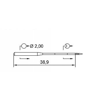 Industrijske igle SCHMETZ | 135x17 | 125 | 10 kom