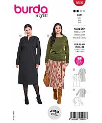 BURDA Kroj Majica i haljina ravnoga kroja 5606