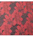 Jacquard U cvijeću | bordo | 100%PL