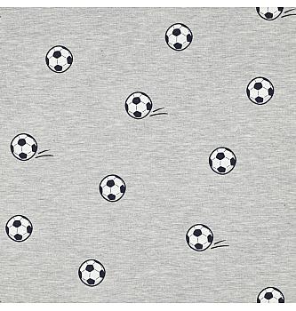 Jersey Nogometne lopte | siva melanž | 60%CO / 35%PL / 5%EL