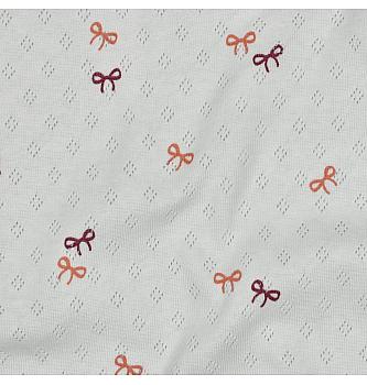 Pointoille jersey Mašnice | krem | 100%CO