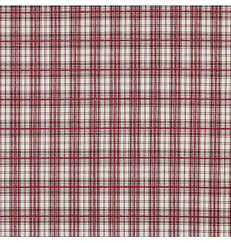Pamučna tkanina Karo | yarn dyed | bordo | 100%CO