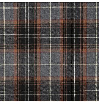Flanel Yarn dyed | Karo | smeđa/siva | 100%CO