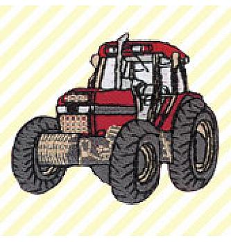 Prišivak Mali crveni traktor
