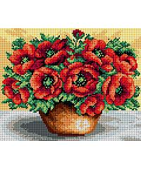 ORCHIDEA Goblen Lonac makova | 24x30 cm 2419H