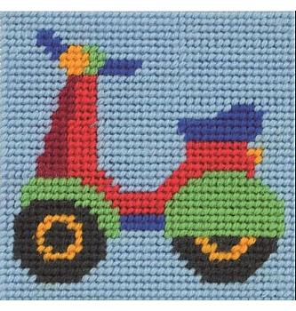 Goblen set Skuter | 10x10cm