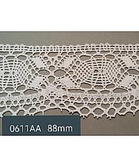 ČIP BOHINJ Heklana čipka | pamuk | bijela | 88mm 0611AA