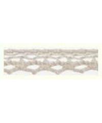 BOWTIQUE Čipka bijela | trokuti | 10 mm x 5 m VL10.007W